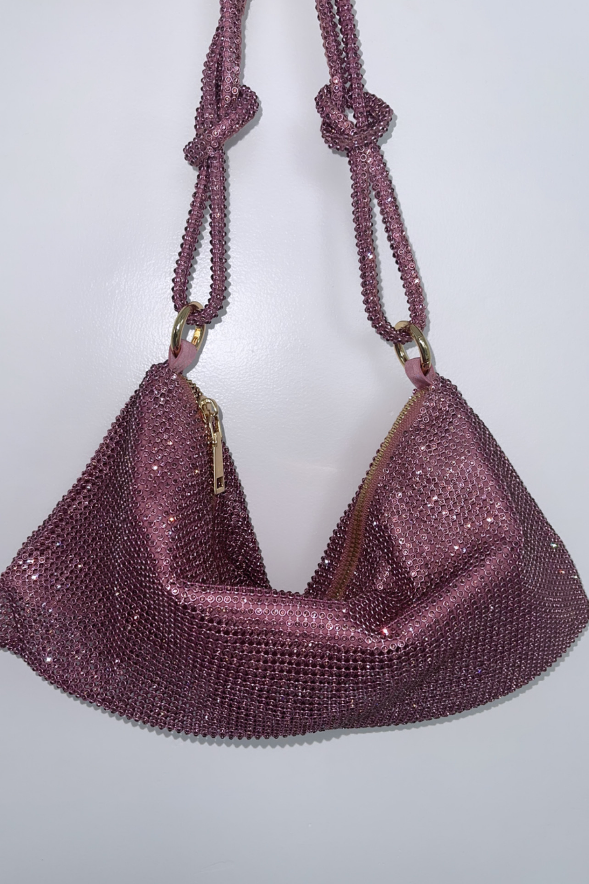 Acrylic Knotted Rhinestone Handbags